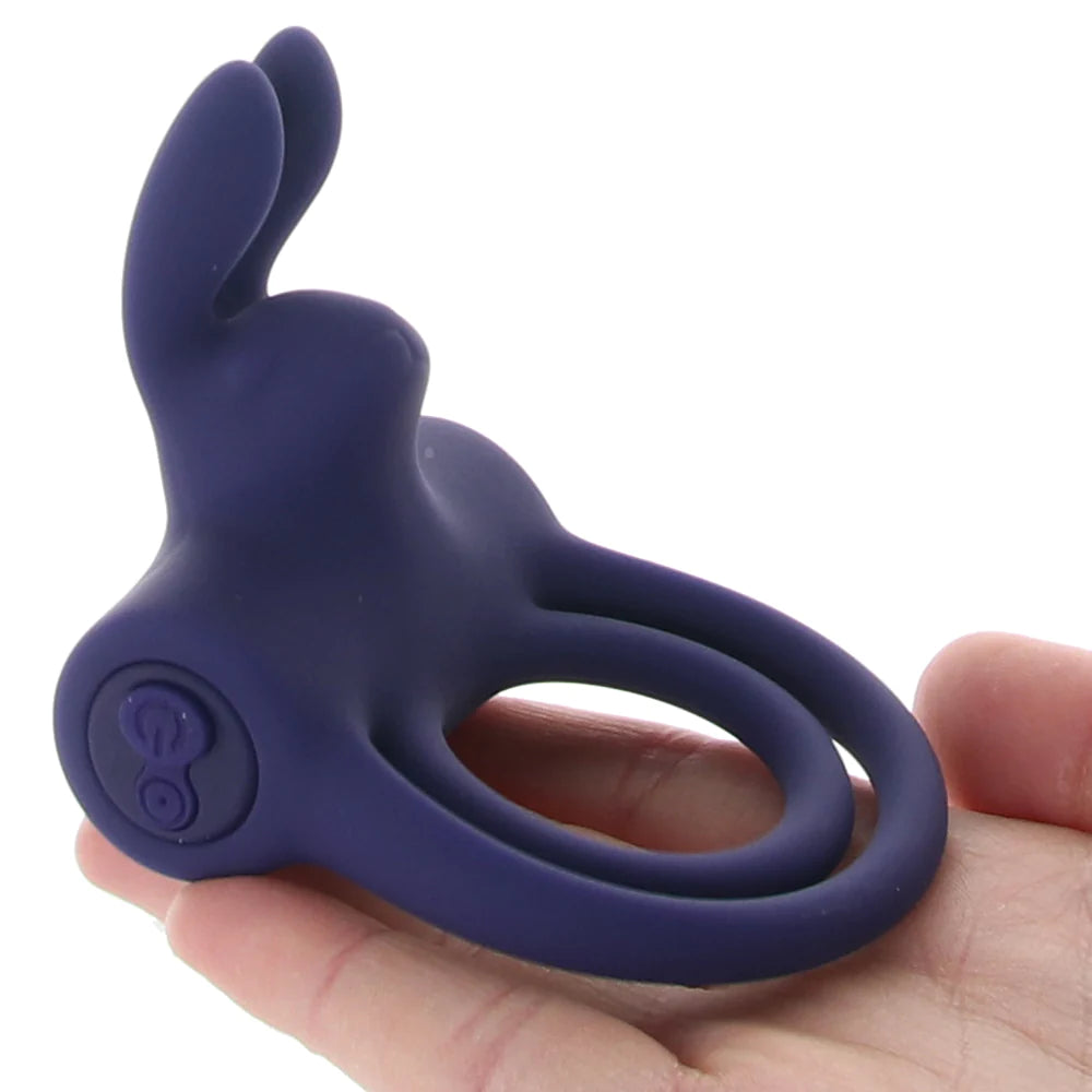 Adam & Eve Silicone Remote Rabbit Ring