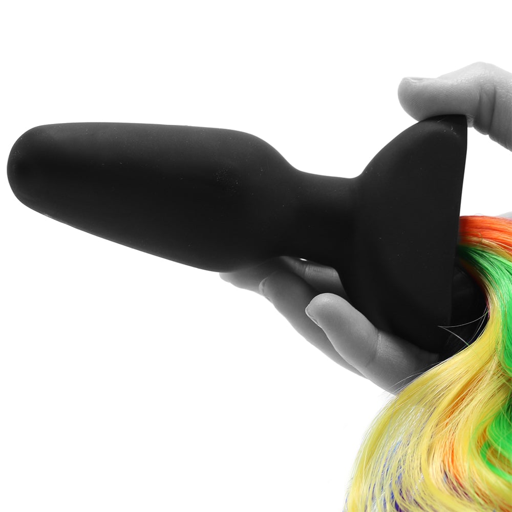 Tailz Rainbow Pony Vibrating Anal Plug