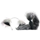 Tailz Gray Wolf Tail Anal Plug &amp; Ears Set