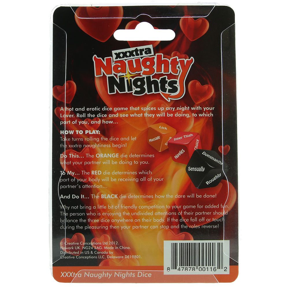Naughty Nights XXXtra Erotic Dare Dice