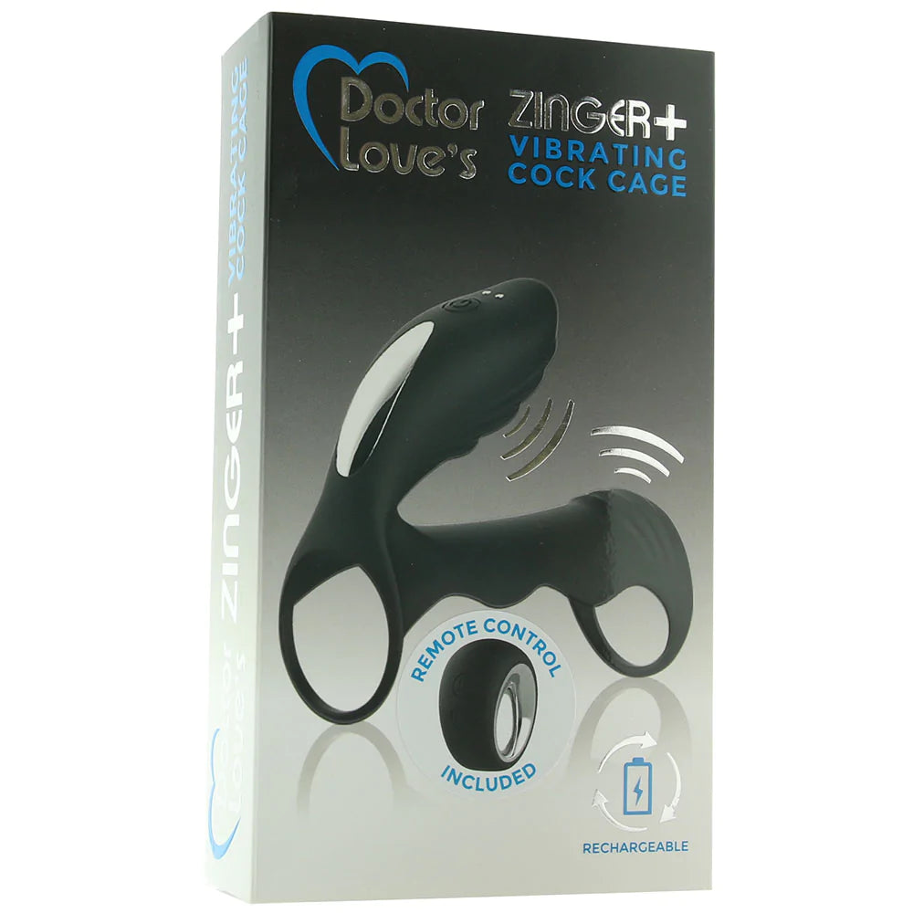 Doctor Love's Zinger + Remote Vibrating Cock Cage